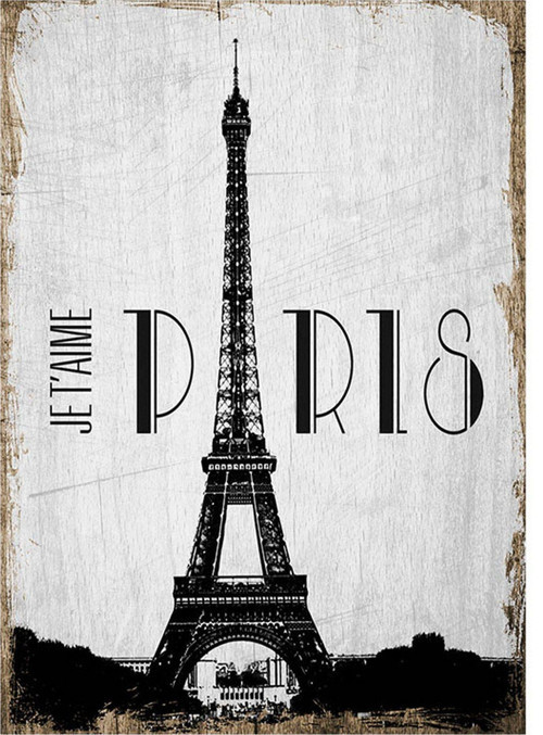 Paris Art Mdf Poster