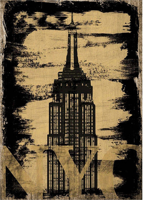 New York Hediyelik Mdf Tablo