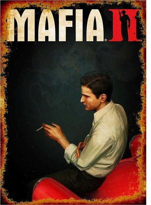 Mafia 2 Hediyelik Mdf Tablo