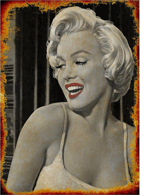 Marilyn Monroe Dekoratif Mdf Tablo