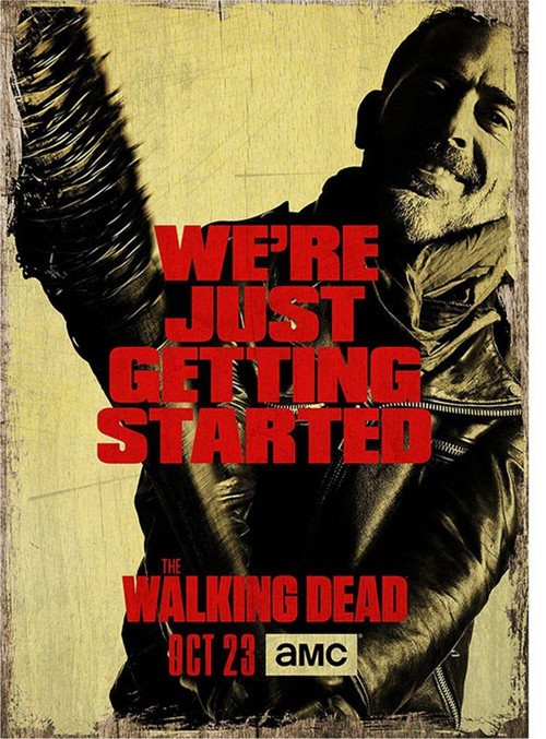 Walking Dead Negan Dekoratif Ahşap Tablo