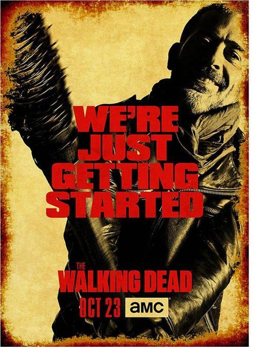 Walking Dead Negan Art Mdf Tablo