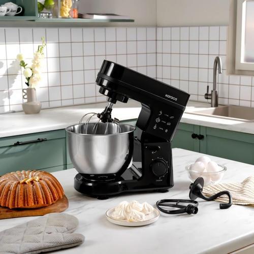 Maestrochef Stella Hamur Yoğurma Makinesi Siyah 1500W 5L