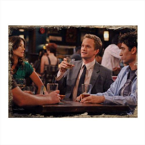 Barney Stinson Hediyelik Ahşap Tablo 50Cm X 70Cm