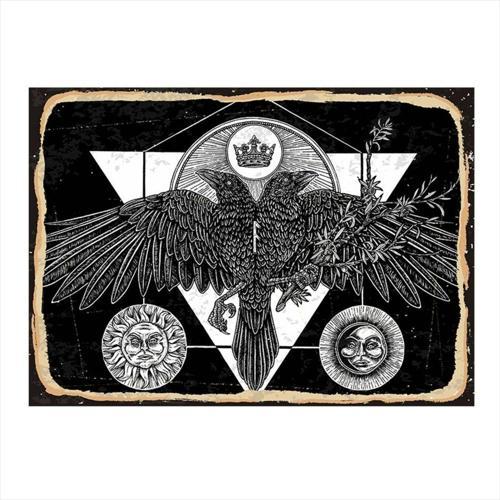 Çift Başlı Kartal Tasarım Mdf Tablo 50Cm X 70Cm