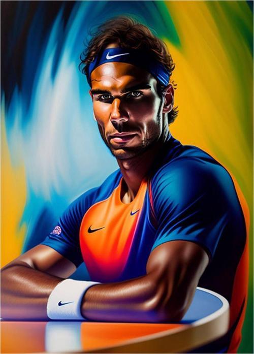 Rafaet Nadal Tenis Temalı Tablo
