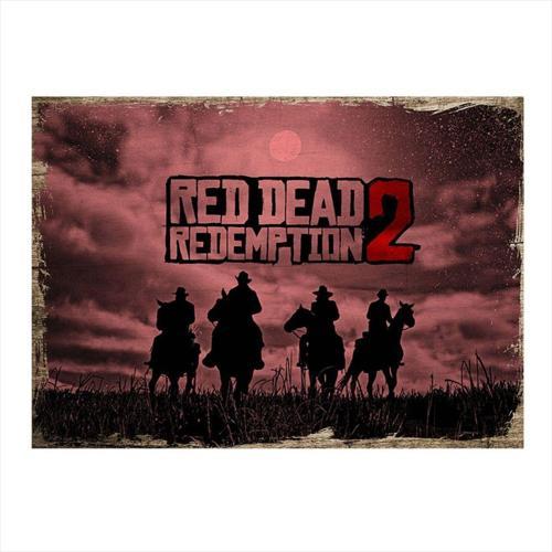 Red Dead Redemption 2 Modern Mdf Tablo 50Cm X 70Cm