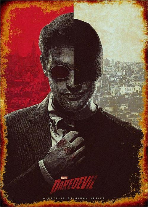 Daredevil Desenli Mdf Tablo 50Cm X 70Cm