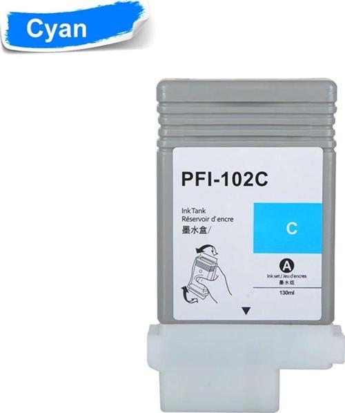Canon PFI-102C/0896B001 CY Mavi Muadil Kartuş