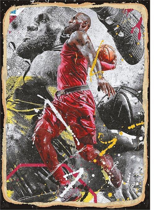Lebron James Mdf Poster 50Cm X 70Cm