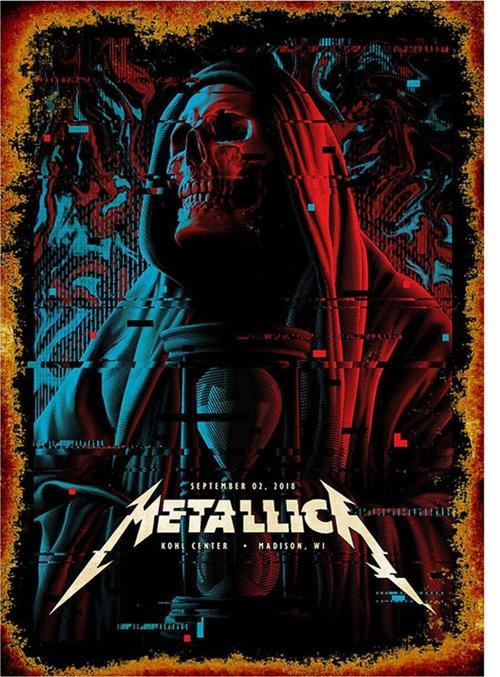 Metallica Model Mdf Tablo 50Cm X 70Cm