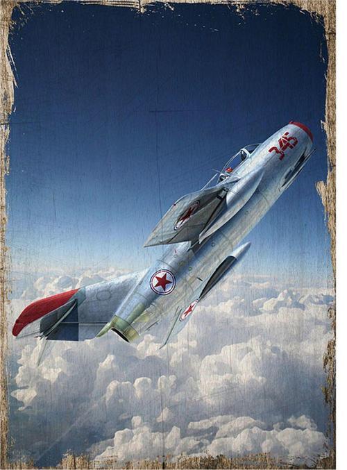 Savaş Uçağı Mdf Poster