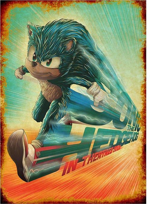Sonic Dekoratif Mdf Tablo 50 Cm X 70 Cm