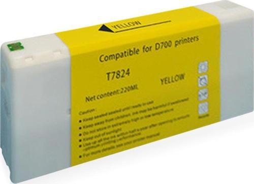 Epson T7824 Surelab SL- D700 Uyumlu Sarı Kartuş