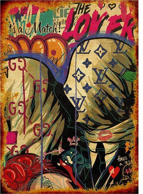 The Lover Art Mdf Poster 50 Cm X 70 Cm