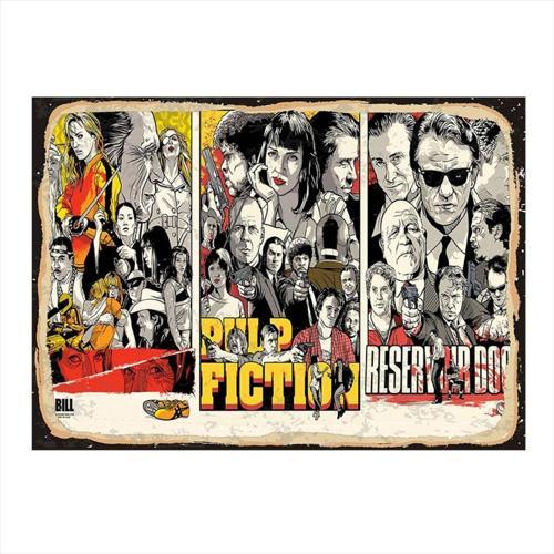 Tarantino Filmleri Desenli Mdf Tablo 50Cm X 70Cm