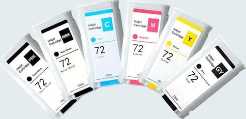 HP 72 6 Renk Uyumlu Kartuş / Hp DesignJet T610 / T620 / T770 / T790 / T795 / T1100 / T1120 / T1200 /