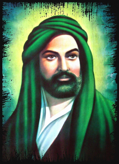 Hazreti Ali Modern Ahşap Tablo