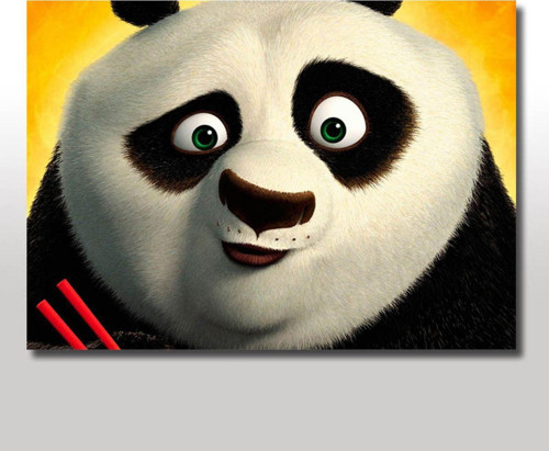 Ahşap Tablo Kung Fu Panda