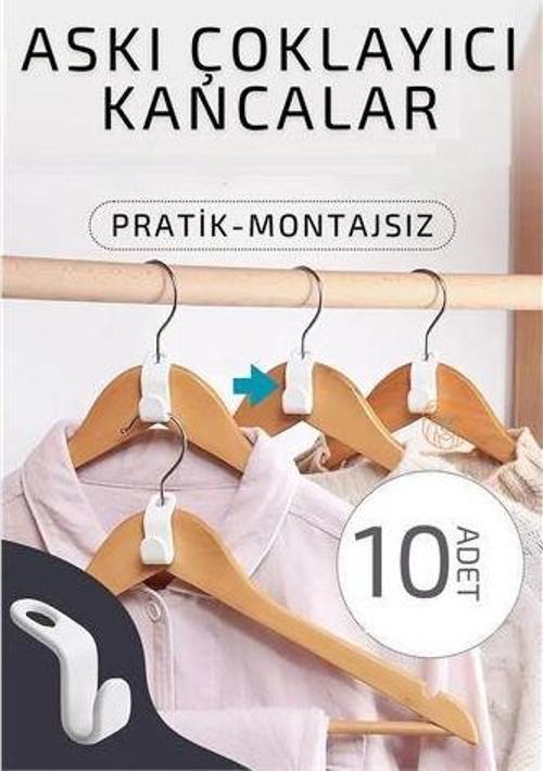 Askı Çoklayıcı Kanca 10 ADET