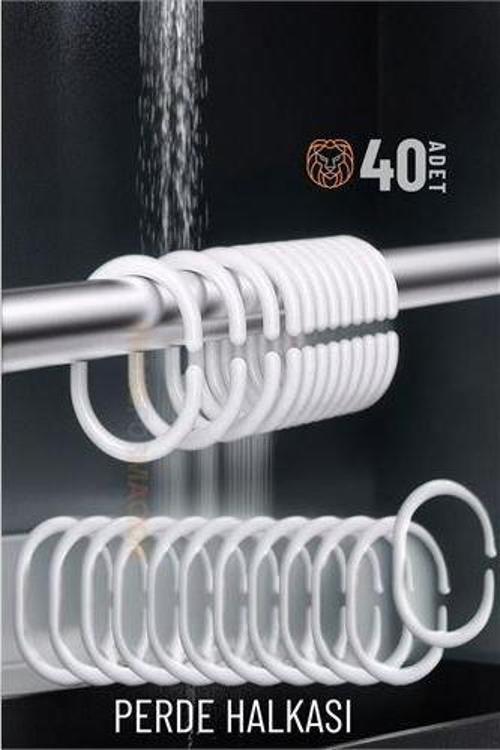 Banyo Perde Halkaları 40 ADET