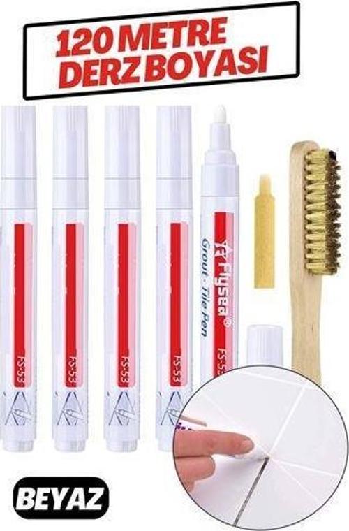 Derz Arası 120 Metre Boyama Rötüş Kalemi BEYAZ