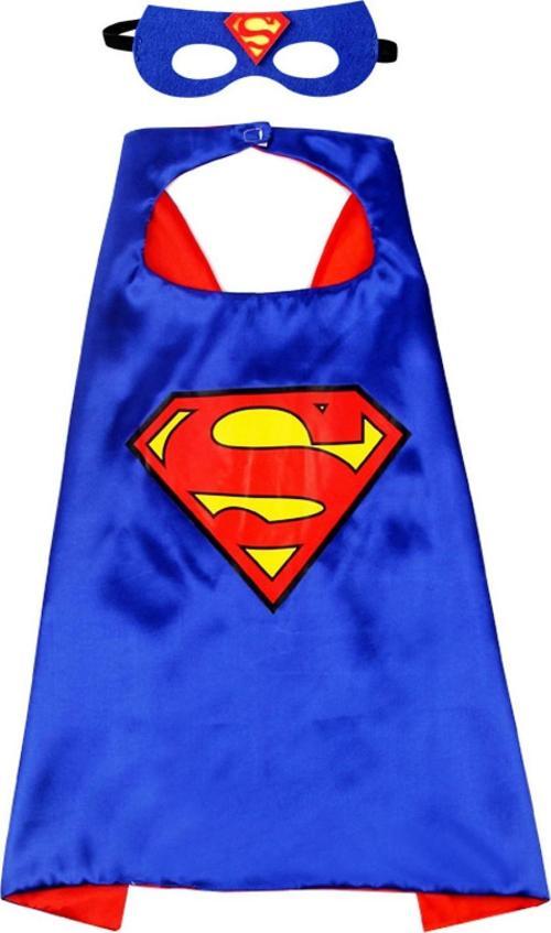 Superman Avengers Pelerin + Maske Kostüm Seti 70x70 cm