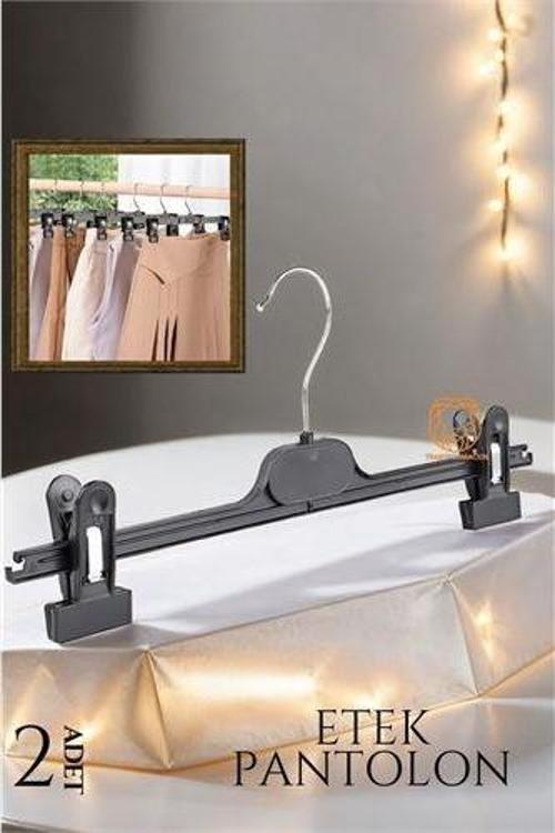 Etek Pantolon Eşarp Kıskaçlı Askı 2 li SET