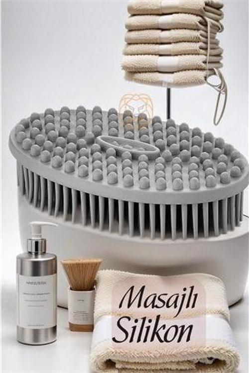 Masajlı Silikon Banyo Fırçası Nuage Design