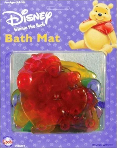 Winnie The Pooh Rubber "Bath Mat" 4 Parça