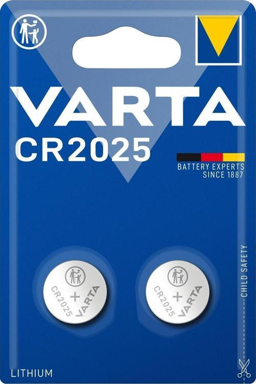 Lityum Düğme Pil 3 V 2 Li Blister CR 2025