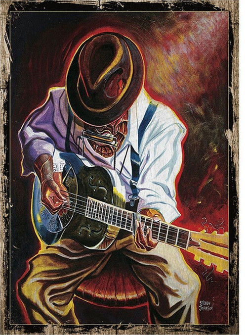 Gitarist Art Mdf Tablo
