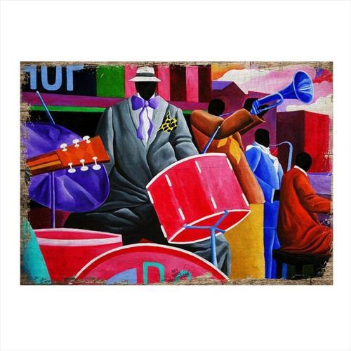 Jazz Müzik Modern Mdf Tablo