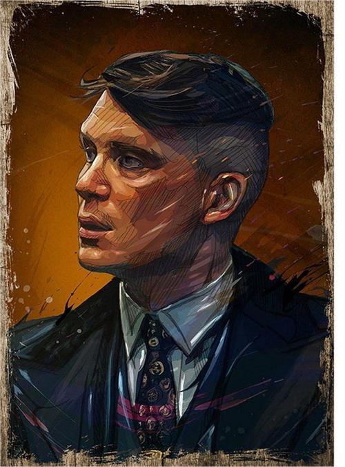 Peaky Blinders Hediyelik Ahşap Tablo