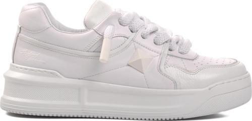 Premium 1306 Beyaz Cilt Erkek Sneaker