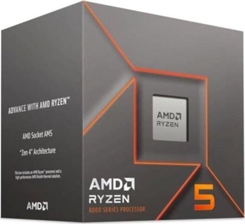 Ryzen 5 8400f 4.2ghz 16mb 65w Am5 Fanlı