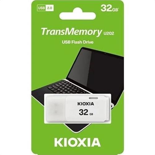 Kıoxıa U202 32gb Usb 2.0 Transmemory Flash Disk (beyaz)