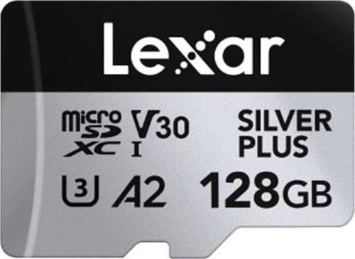 128gb Lexar Lmssıpl128g-bnang Hıgh-performance Sılver Plus Mıcrosdxc Uhs-ı Up To 205mb/s Read 150mb/