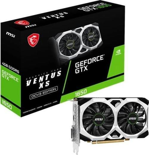 Geforce Gtx1650 D6 Ventus Xs Ocv3 4gb Gddr6 128bıt 1xhdmı 1xdp 1xdvı Ekran Kartı