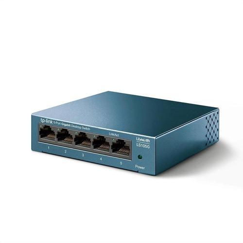 Tp-lınk Ls105g, Green Tech, 5 Port, Gigabit,  Metal Kasa, Yönetilemez, Masaüstü Switch