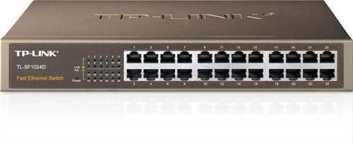 Tp-lınk Tl-sf1024d, 24port, Megabit, Metal Kasa, Yönetilemez, Rackmount Switch