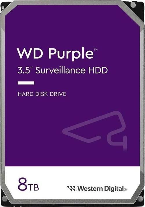 8 Tb Wd 3.5 Purple Sata3 5640rpm 256mb 7/24 Guvenlık Wd85purz (3 Yıl Resmı Dıst Garantılı)