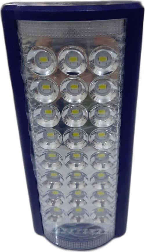 24 Büyük Ledli Mavi 80 Saat Yanan Usb Şarjlı Led Işıldak - Telefon Şarj Edebilen