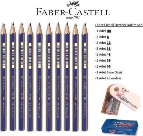 Resim Kalemi Faber Dereceli Kalem Seti Karakalem Seti Hb B 2b 3b 4b 5b 6b 10'lu Set