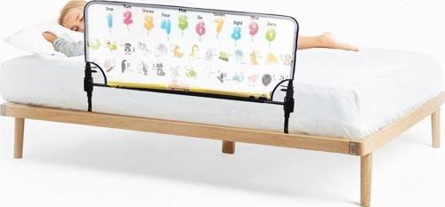 Sayılar ve Harfler Öğretici Katlanabilir Yatak Bariyeri 90cm