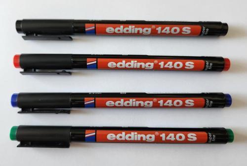 Asetat Kalemi̇ (E-140S) 4 Renk Set