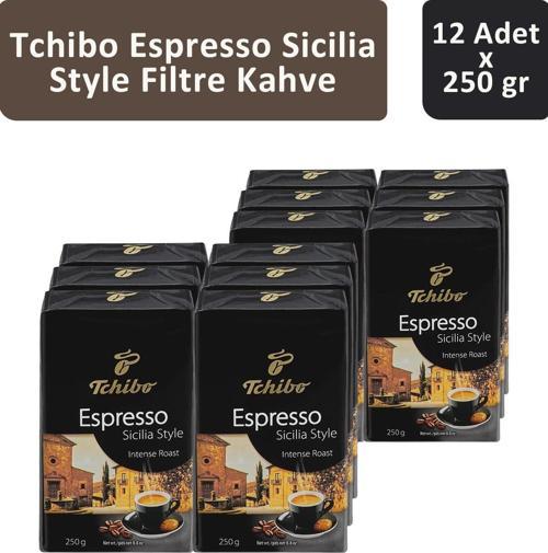 Espresso Sicilia Style Filtre Kahve 250 gr x 12 Adet