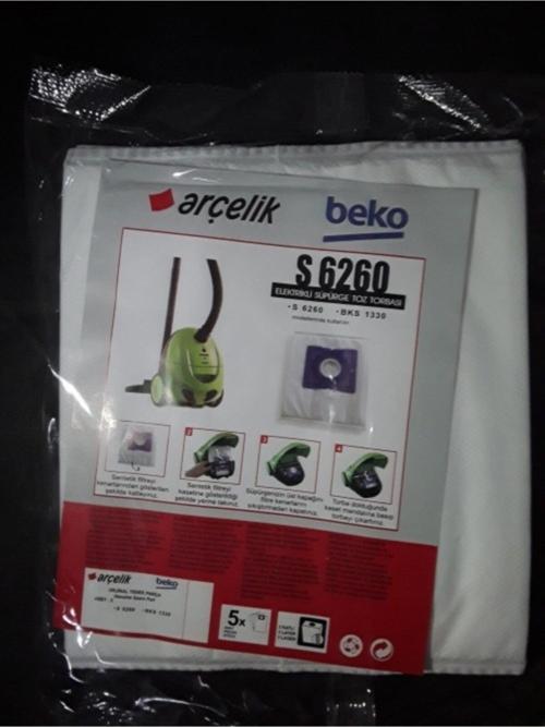 -Beko Uyumlu Süpürge Toz Torbası 6260