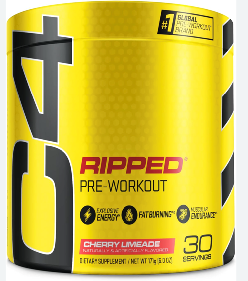 C4 Ripped Pre Workout & Thermogenic Explosive Energy and Cutting Formul 30 ServisEU Değil