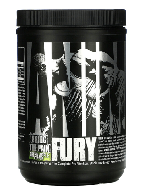 Animal Fury BCAA+Ciulin Malate+Beta Alanin Powerful Pre-Workout Formul 30 Servis